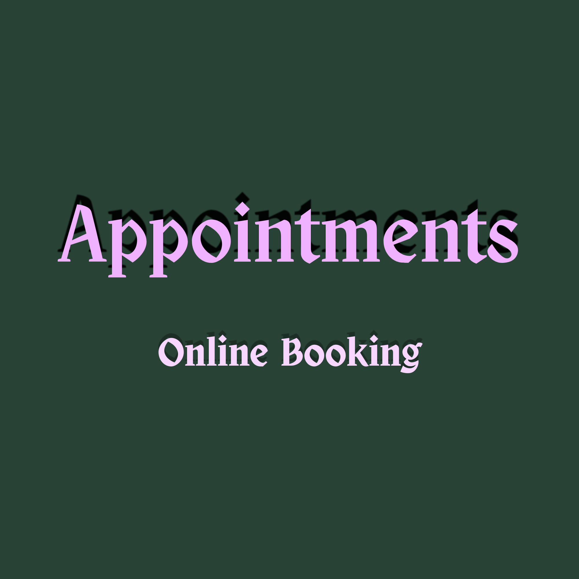 Appointments online booking portal